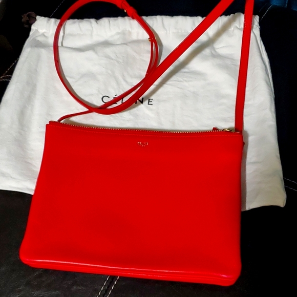 CELINE TRIO LAMB SKIN LEATHER - Picture 3 of 17